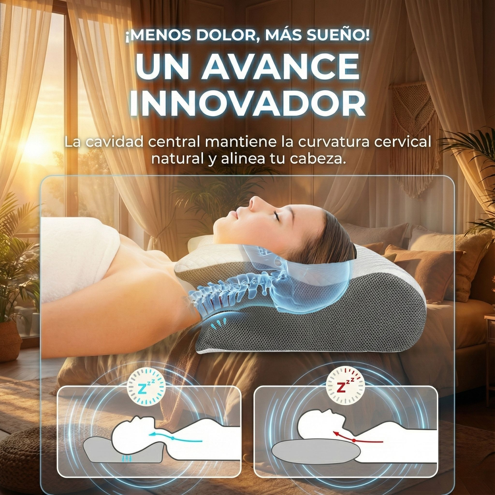 Almohada Ergonómica Premium