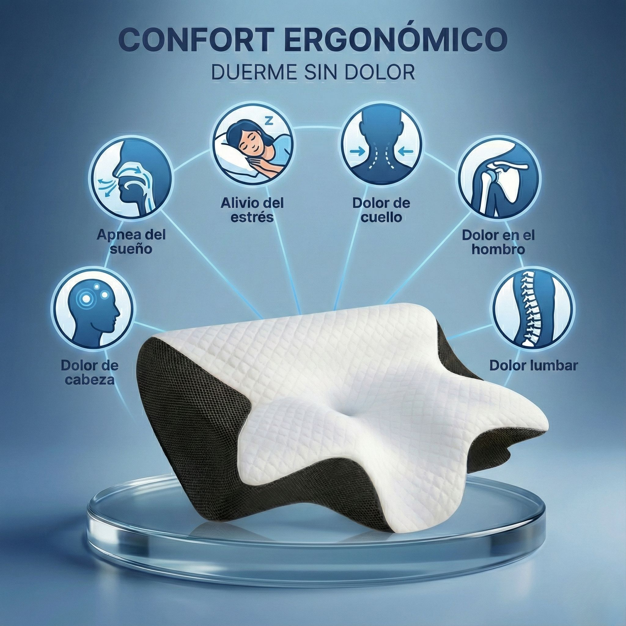 Almohada Ergonómica Premium